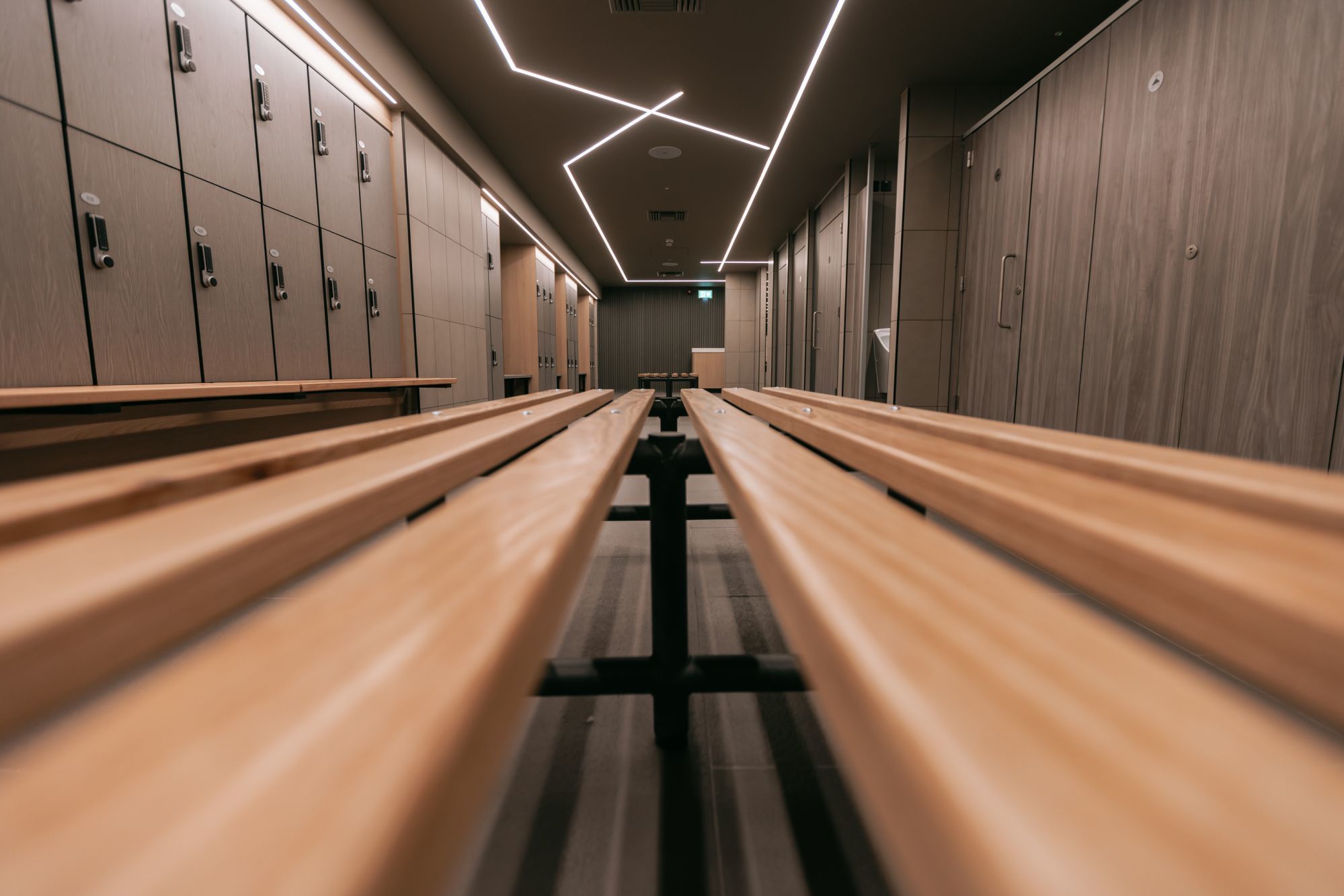 Brand new swimming pool changing rooms at St. Mellion Estate